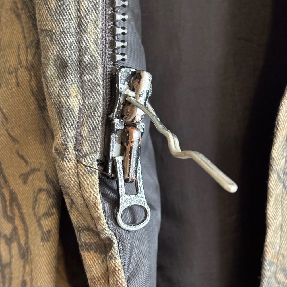 Winchester Dark Trebark Camo Hooded Hunting Jacket Sz L Camouflage - Picture 7 of 8
